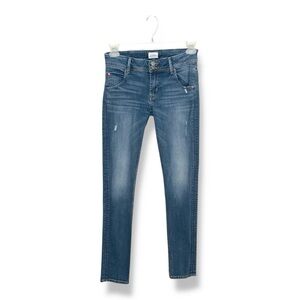 Hudson Collin Flap Skinny Jeans Medium Blue Wash Women’s Size 27 Stretch Denim